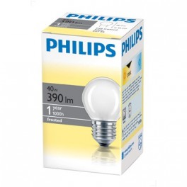 Электрич.лампа Philips шарик/матовая 40W E27 FR/P45 (10/100)