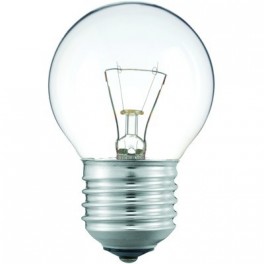 Электрич.лампа Philips шарик/прозрачная 60W E27 CL/P45 (10/100)