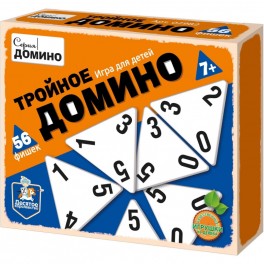 Игра настольная Тройное домино, 02982