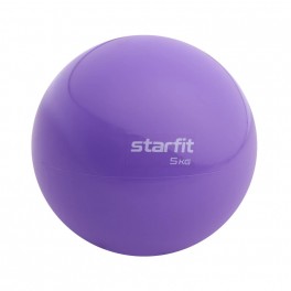 Медбол STARFIT GB-703 5 кг, фиолетовый пастель,УТ-00018932