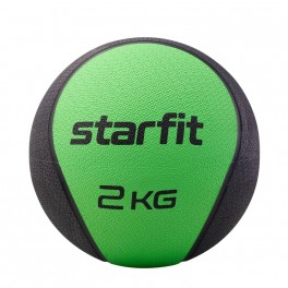 Медбол высокой плотности STARFIT GB-702 2 кг, зеленый,УТ-00018935