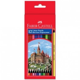 Карандаши цветные 12цв 6-гран Faber-Castell 115808