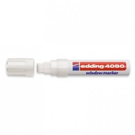 Маркер меловой для окон EDDING E-4090/049 4-15мм (декоративный) белый
