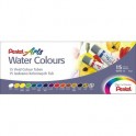 Краски акварель 15цв Pentel Water Colours WFRS-15