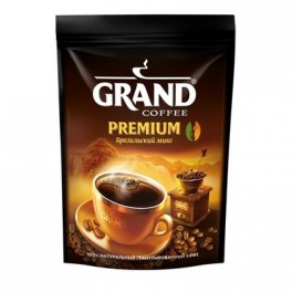 Кофе Grand Premium "по-бразильски" гранулированный, пакет 200 г.