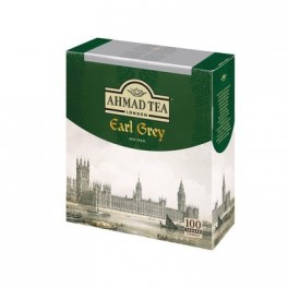 Чай Ahmad Earl grey черный бергамот 100пак/уп 5951-08