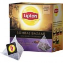 Чай Lipton Bombay Bazaar черный пирамидки,20пак/уп