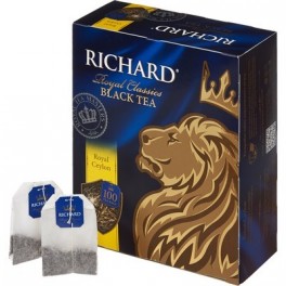 Чай черный Richard Royal Ceylon сашет 2г*100пак