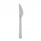 Нож одноразовый прозрачный ПС 18 см 50 шт/уп.