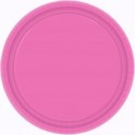 Тарелка одноразовая бумажная Bright Pink 17см 8шт/уп. розовая (1502-1106)