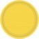 Тарелка одноразовая бумажная Yellow Sunshine 17см 8шт/уп. желтая (1502-1104)