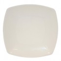 Тарелка одноразовая квадратная глубокая белая, 18 см., ПП, 6 шт./уп