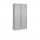 Метал.Мебель D_КД144 шкаф тамбурный,4 полки,цв.серый,1000х485х198
