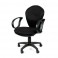 Кресло VB_CH-687AXSN ткань чёрная JP15-2, пластик чёрн.(664013)