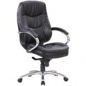 Кресло BN_U_Руководителя EChair CS-620Е-6 к/з черный, хром