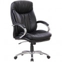 Кресло BN_U_Руководителя EChair CS-861E/CH-6 к/з черный, хром