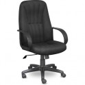 Кресло UP_EChair-624 TTW ткань черная, пластик