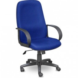 Кресло UP_EChair-625 TJP ткань сине-черная, пластик