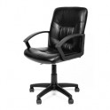 Кресло VT_CH651 к/з ЭКО чёрный, низкая спинка
