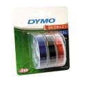 Картридж к этикет-принтеру DYMO S0847750 9ммх3м бел/(чер,син,кр) для Omega (3шт)