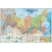 Карта РФ политико-административная+инфографика M1:5.5млн 107*157смГЕОДОМкарт1534