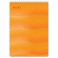 Блокнот WAVES оранжевый А5 спираль 50л. пласт.