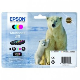 Картридж струйный Epson C13T26164010 CMYK для XP600/700/800 (4шт/уп)