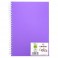 Блокнот Canson Notes на спирали,120гр,14,8х21см,50л, фиолетовый