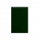 Блокнот на спирали А5 60л. зелен.картон д/лог.клет.32